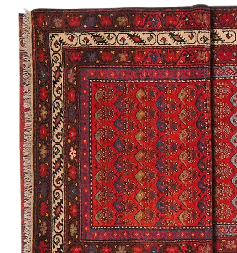 Malayer · Handgeknüpft – Rot, 500x102 cm