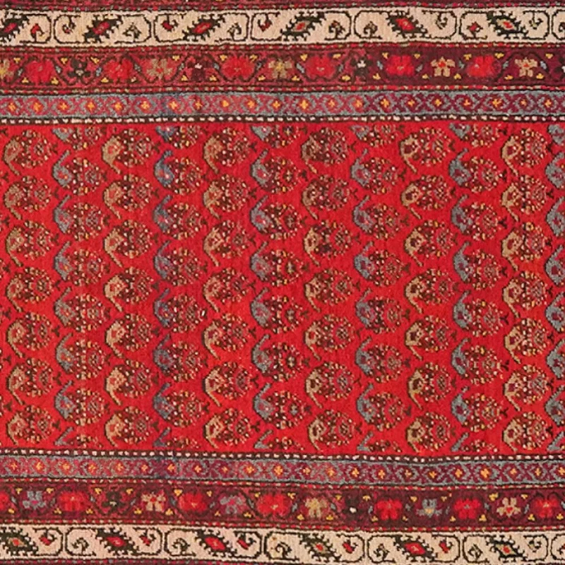 Malayer · Handgeknüpft – Rot, 500x102 cm