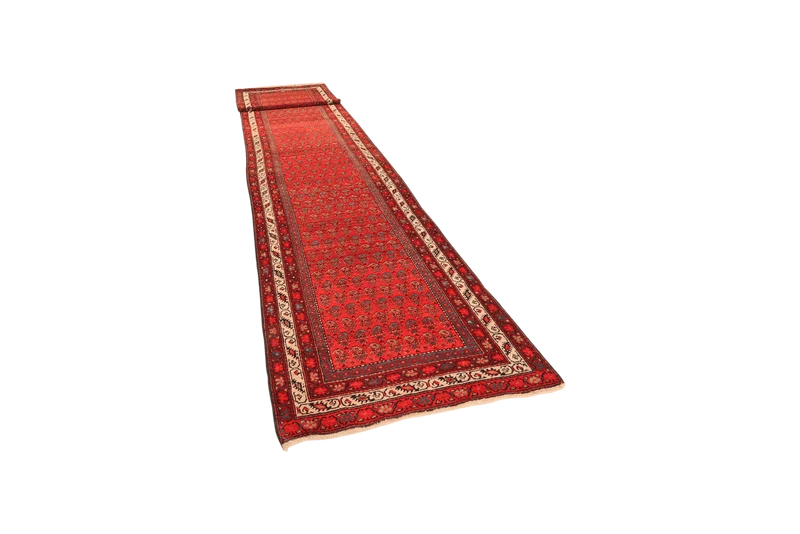 Malayer · Handgeknüpft – Rot, 500x102 cm