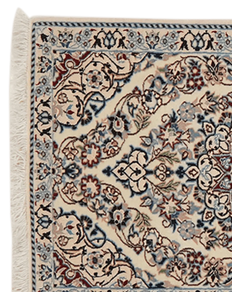 Nain 6La · Handgeknüpft – Beige, 212x49 cm