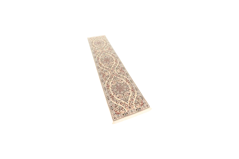 Nain 6La · Handgeknüpft – Beige, 212x49 cm