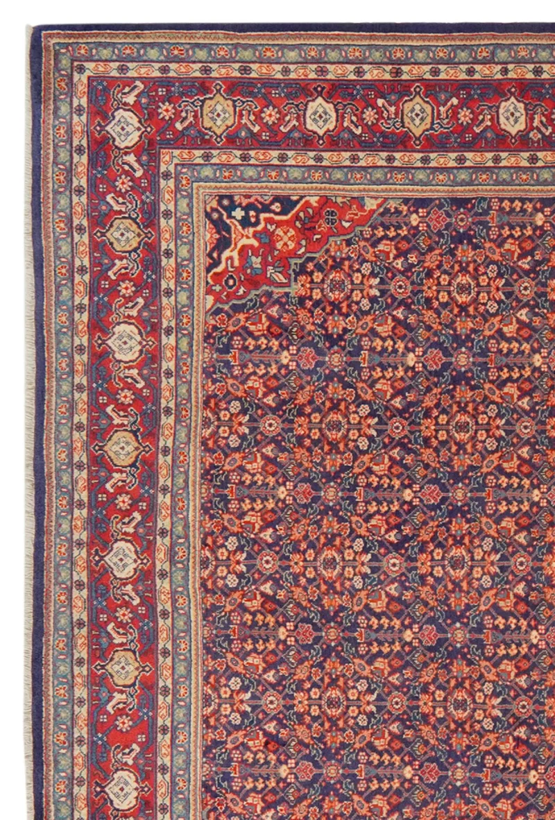 Meyghan · Handgeknüpft – Blau, 322x213 cm