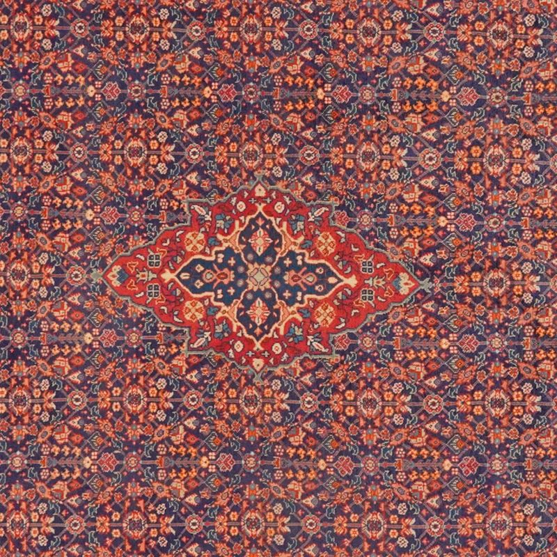 Meyghan · Handgeknüpft – Blau, 322x213 cm
