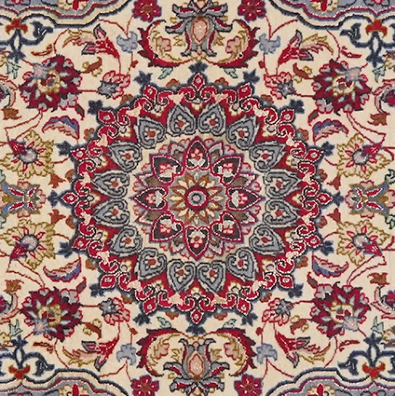 Isfahan · Handgeknüpft – Beige, 113x71 cm