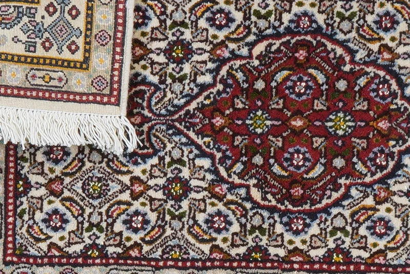 Moud Mahi · Handgeknüpft – Beige, 91x57 cm