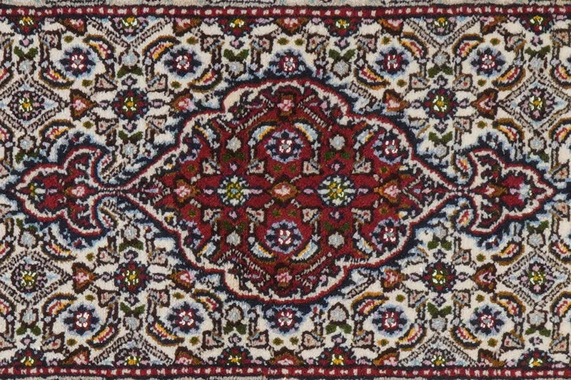 Moud Mahi · Handgeknüpft – Beige, 91x57 cm