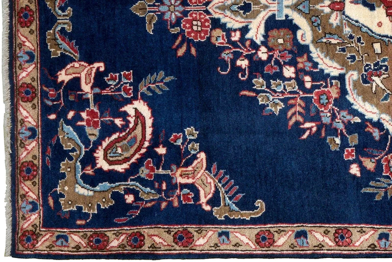 Shahreza · Handgeknüpft – Blau, 171x106 cm