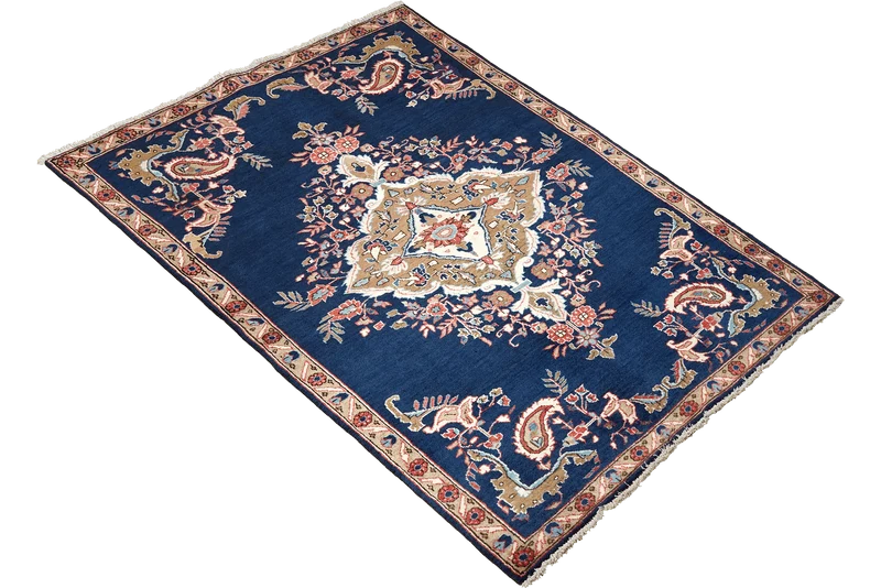 Shahreza · Handgeknüpft – Blau, 171x106 cm