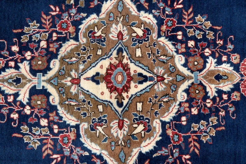 Shahreza · Handgeknüpft – Blau, 171x106 cm