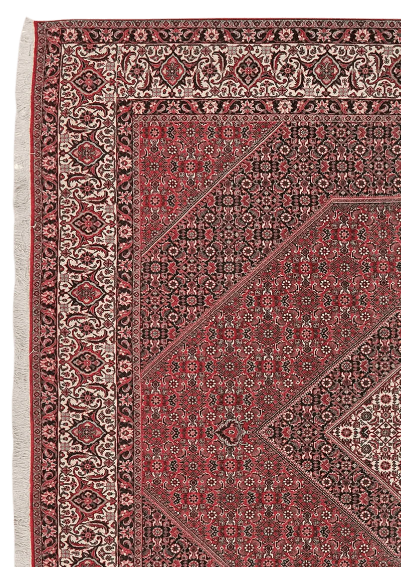 Bidjar · Handgeknüpft – Rot, 259x255 cm