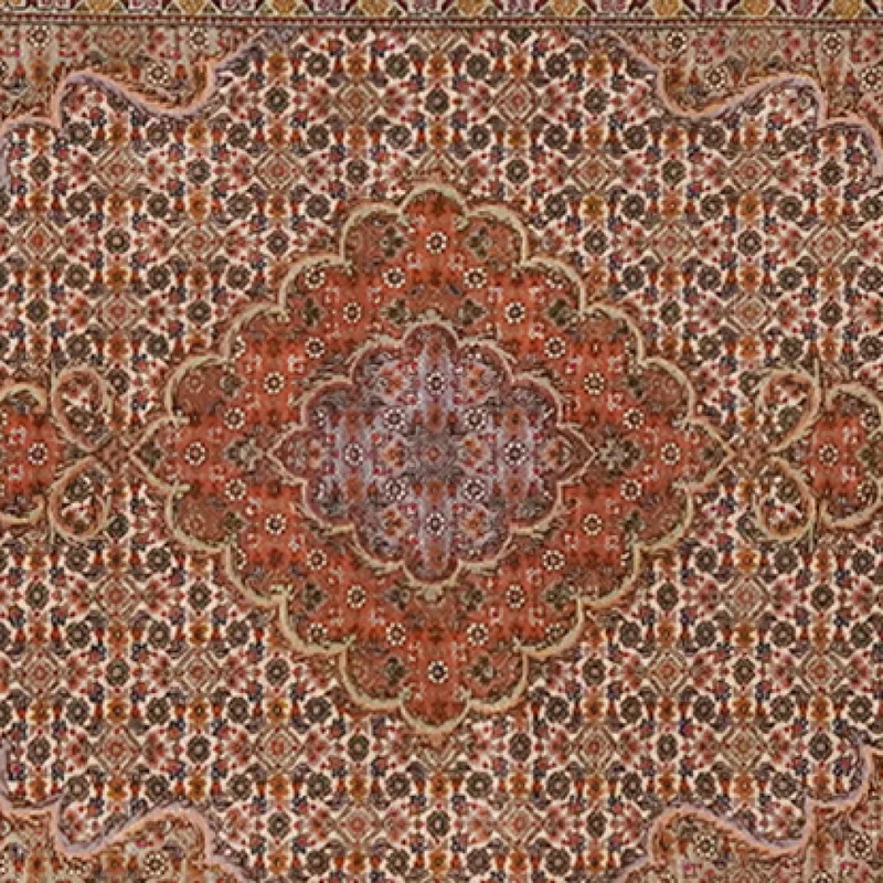 Tabriz 50 Raj · Handgeknüpft – Braun, 294x86 cm