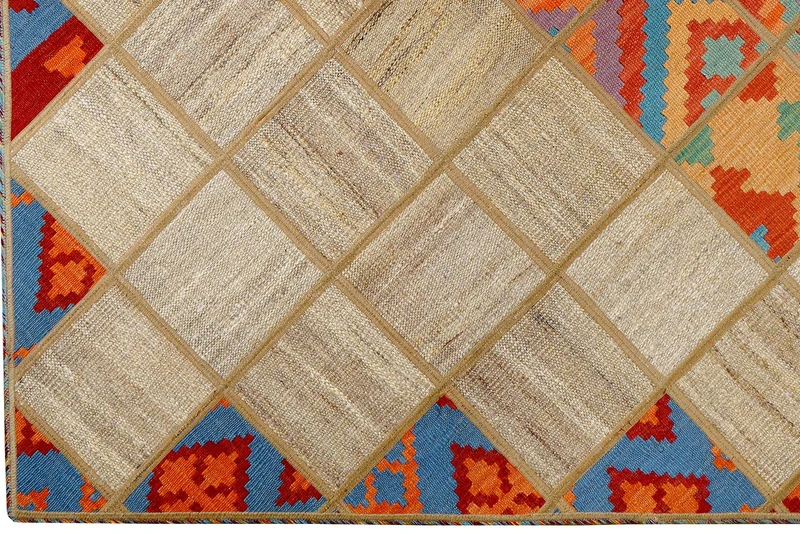 Kelim Tekkeh · Handgewebt – Beige, 200x150 cm