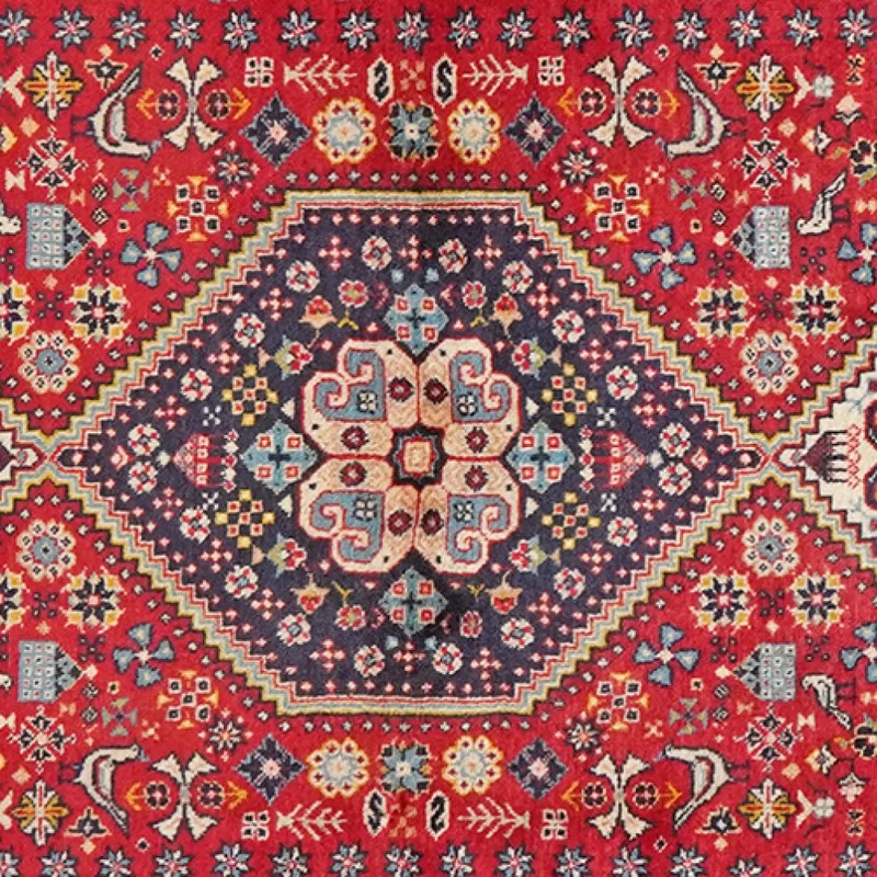 Kashkuli · Handgeknüpft – Rot, 147x98 cm