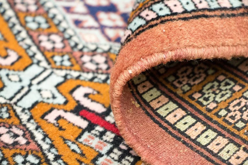 Afghan Teppich - Buchara 130 x 168 cm - rot