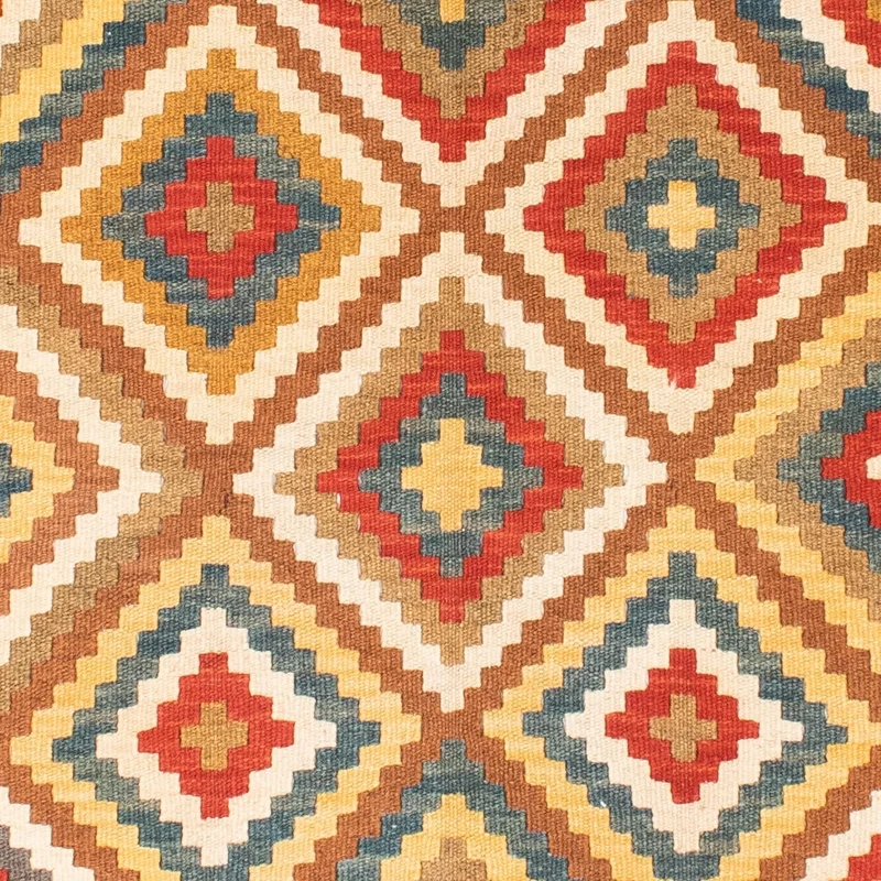 Kelim Teppich - Oriental 133 x 200 cm - rot