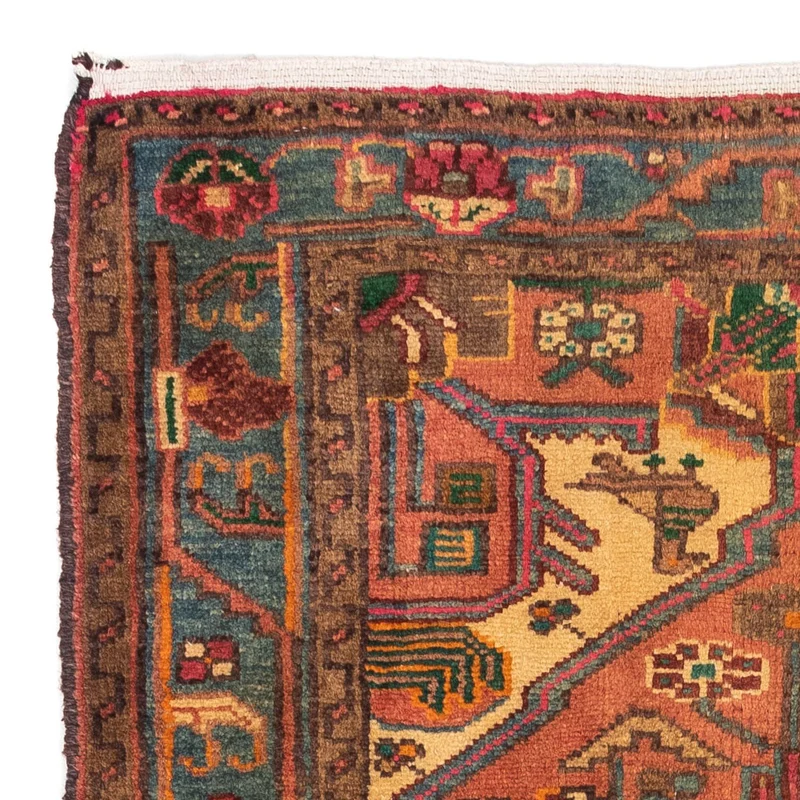 Perserteppich - Nomadic 85 x 125 cm - rot