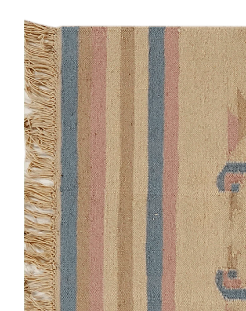Kelim · Handgewebt – Beige, 150x71 cm