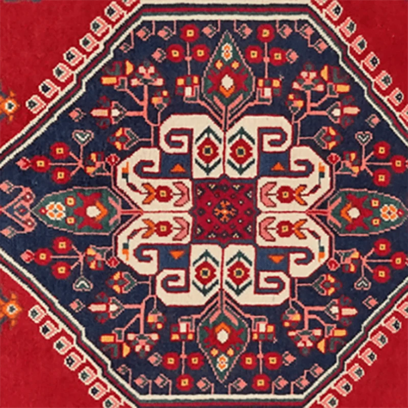Gashgai · Handgeknüpft – Rot, 65x65 cm