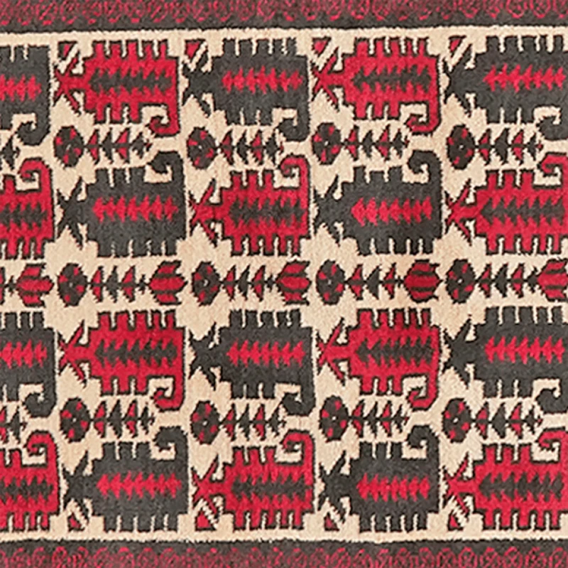 Belutch · Handgeknüpft – Beige, 177x99 cm