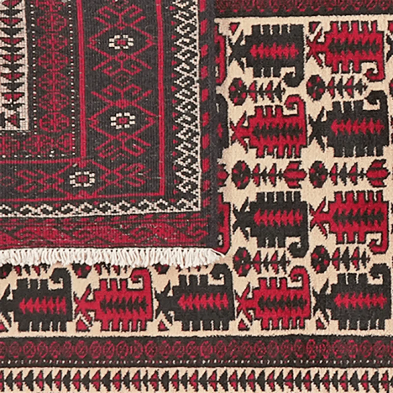Belutch · Handgeknüpft – Beige, 177x99 cm