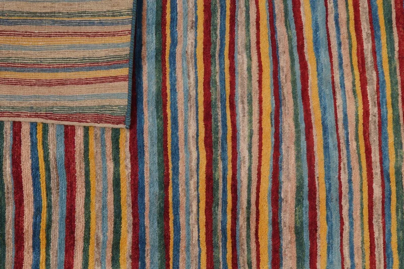 Rizbaf · Handgeknüpft – Bunt, 150x150 cm