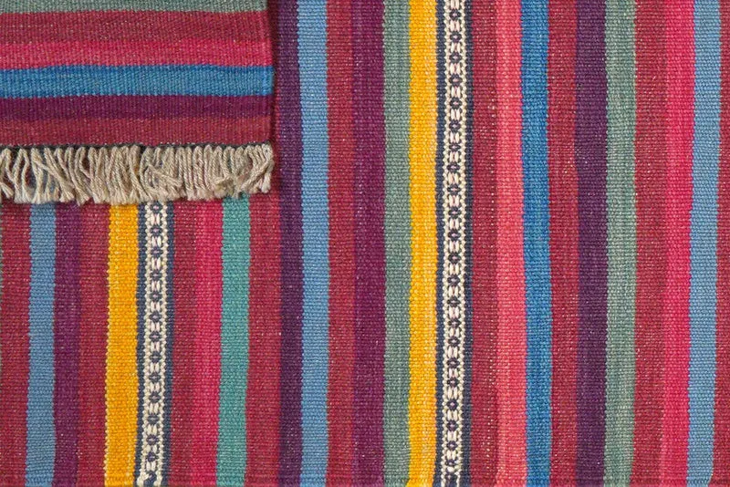 Kelim Gashgai · Handgewebt – Bunt, 202x61 cm
