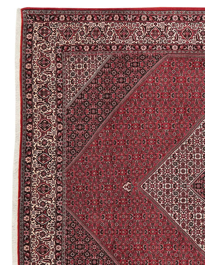 Bidjar · Handgeknüpft – Rot, 303x248 cm