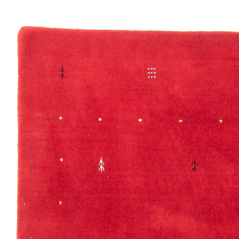 Gabbeh Teppich - Loribaft Softy - 176 x 241 cm - rot