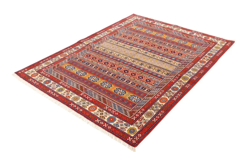 Kordibaf · Handgeknüpft – Bunt, 182x138 cm