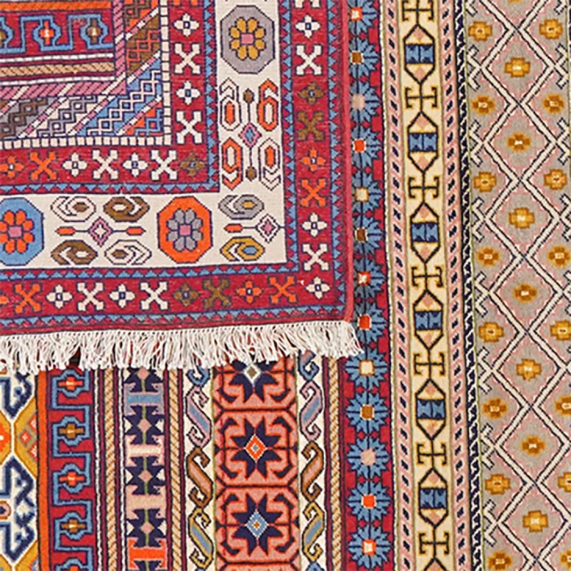Kordibaf · Handgeknüpft – Bunt, 182x138 cm