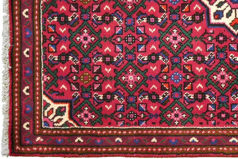 Hosseinabad · Handgeknüpft – Rot, 138x98 cm
