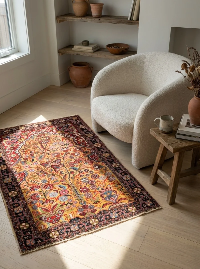 Djozan · Handgeknüpft – Beige, 152x104 cm