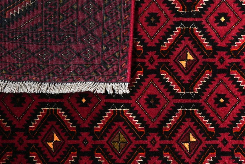 Belutch · Handgeknüpft – Schwarz, 205x108 cm