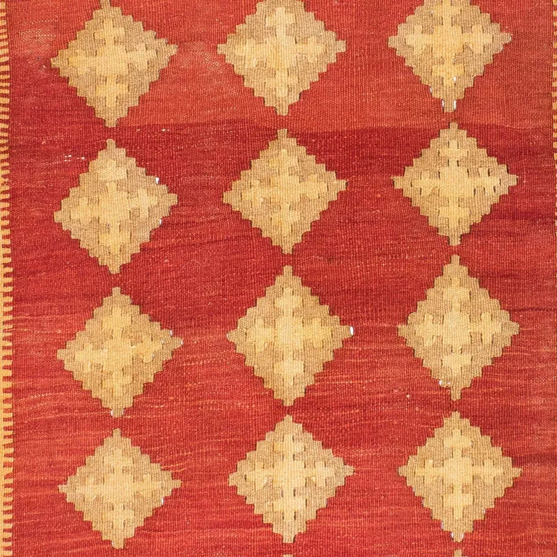 Kelim Teppich - Oriental 120 x 190 cm - orange