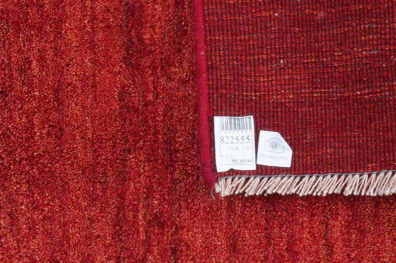 Gabbeh · Handgeknüpft – Rot, 149x101 cm