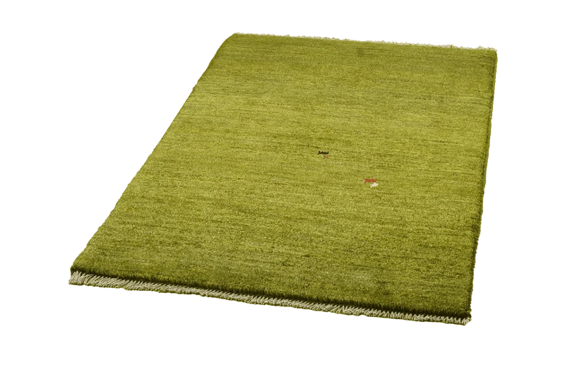 Gabbeh · Handgeknüpft – Grün, 120x84 cm