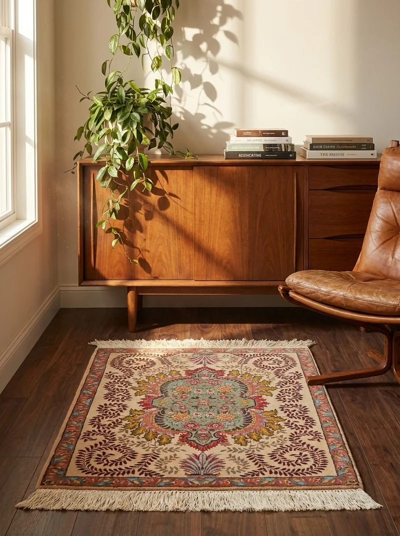Tabriz Old · Handgeknüpft – Beige, 80x61 cm