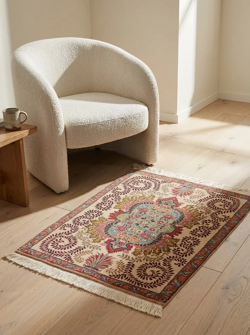Tabriz Old · Handgeknüpft – Beige, 81x64 cm