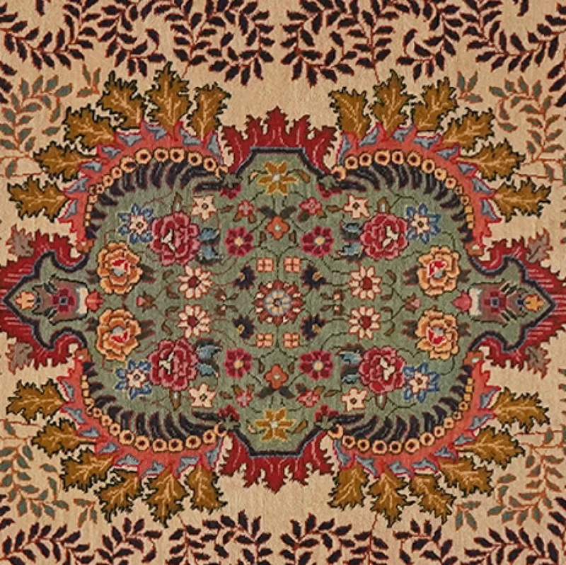 Tabriz Old · Handgeknüpft – Beige, 81x64 cm