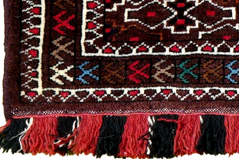 Turkman · Handgeknüpft – Bunt, 30x66 cm