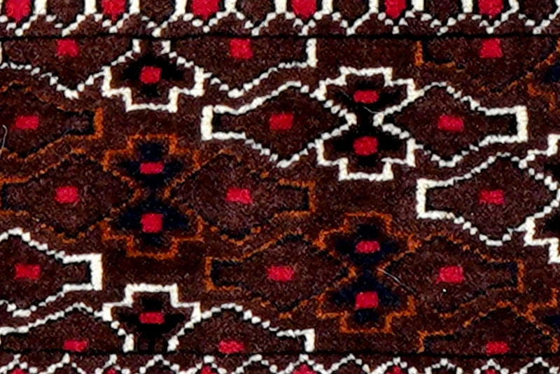 Turkman · Handgeknüpft – Bunt, 30x66 cm