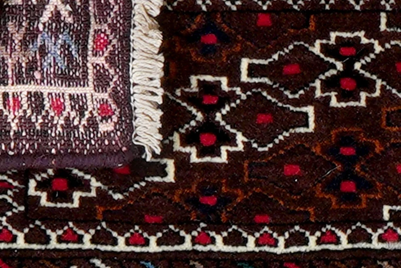 Turkman · Handgeknüpft – Bunt, 30x66 cm