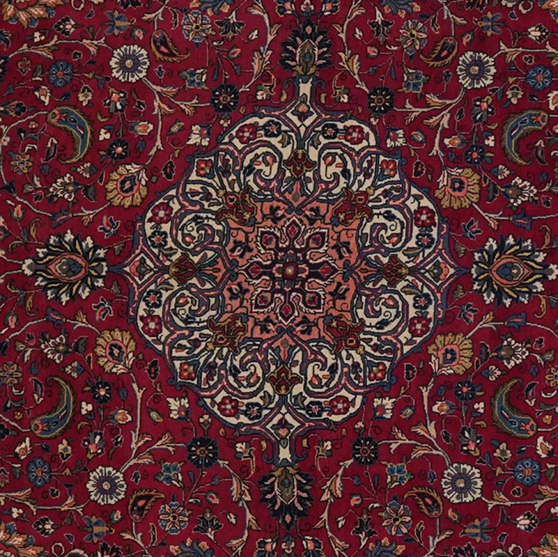 Ghiassabad · Handgeknüpft – Rot, 215x134 cm