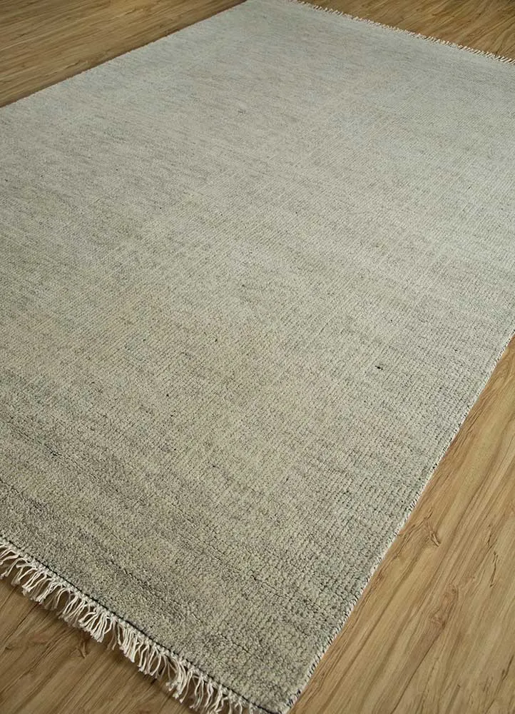 Wollteppich - 150 x 240 cm - creme
