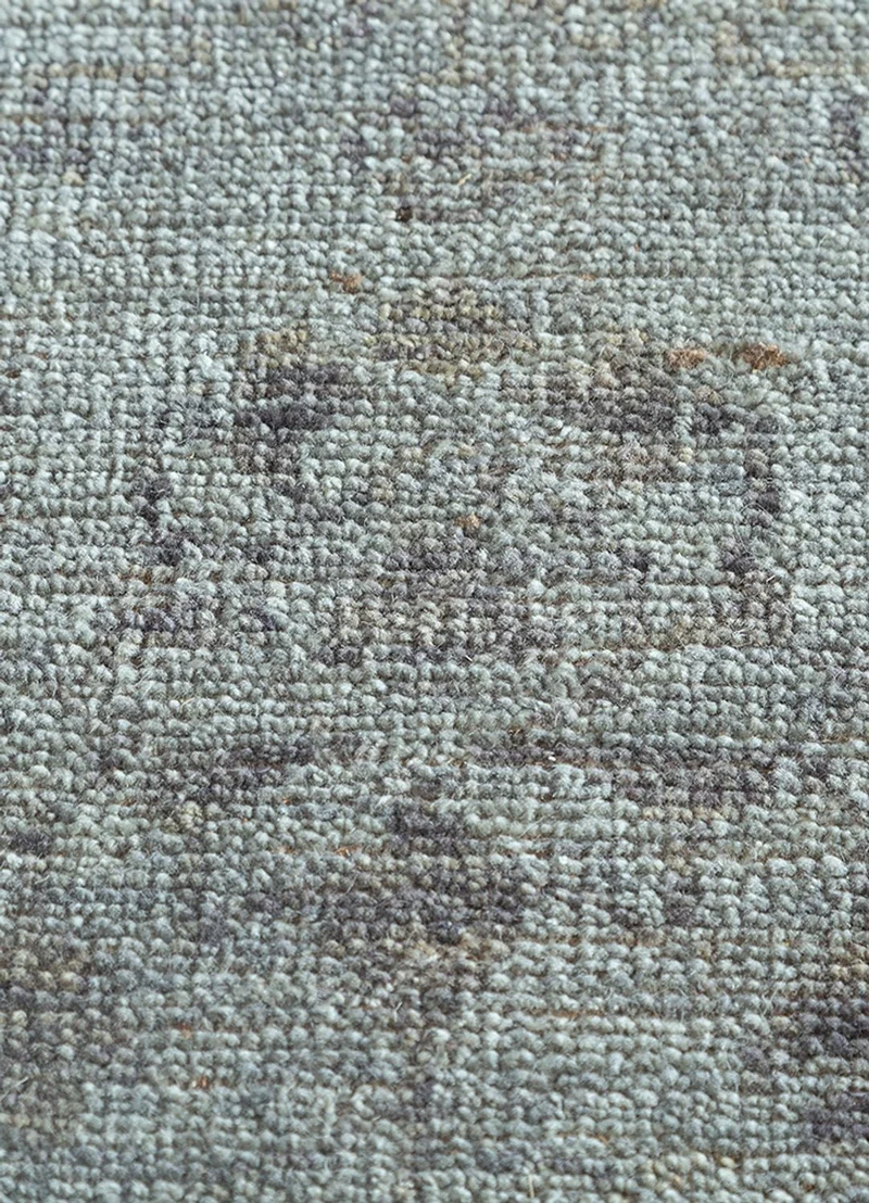 Wollteppich - 240 x 300 cm - lichtblau