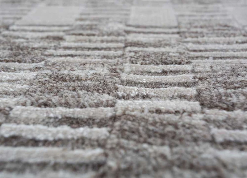 Wollteppich - 240 x 300 cm - taupe