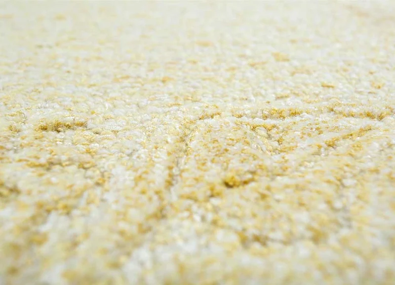 Wollteppich - 180 x 270 cm - gold