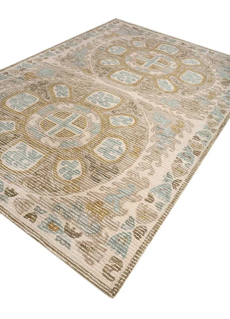Wollteppich - 180 x 270 cm - beige