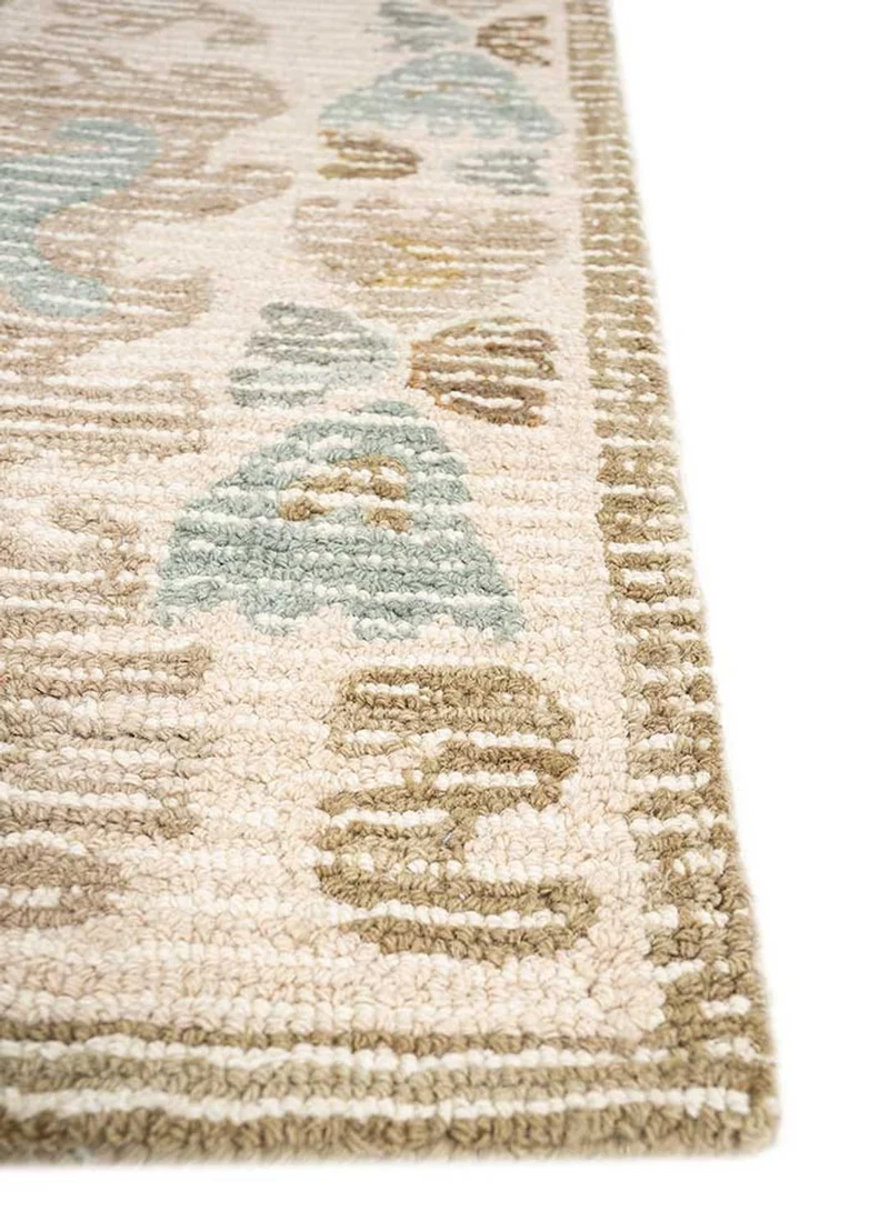 Wollteppich - 180 x 270 cm - beige