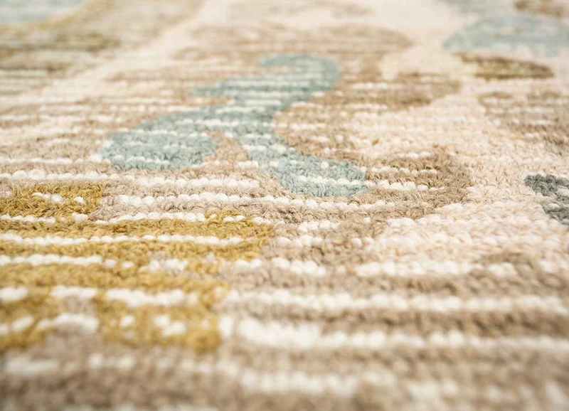 Wollteppich - 180 x 270 cm - beige